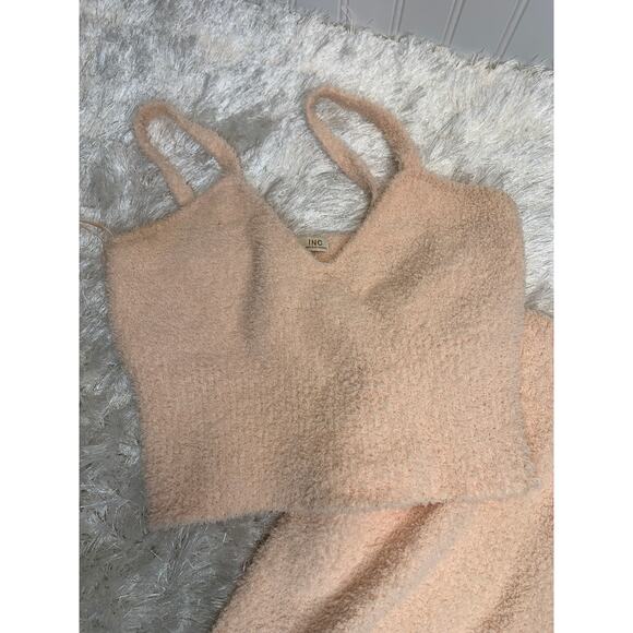 Culpos X INC collaboration Cozy Lounge Set Peach Fuzzy Sz XS - Picture 2 of 7